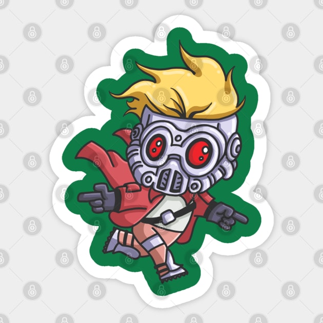 Star Lord Sticker by Israelement